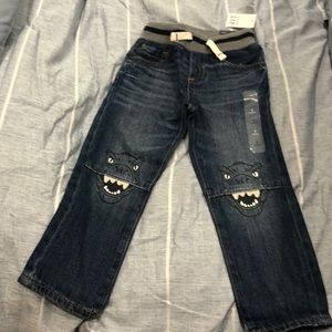 Baby Gap Dino Denim Jeans Toddler 3